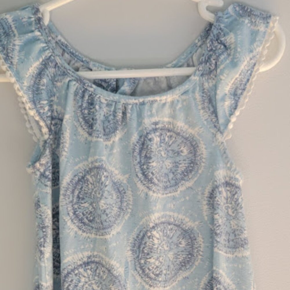 Girl's Sigrid Olsen Kids Dress, Size 3T, Blue Print